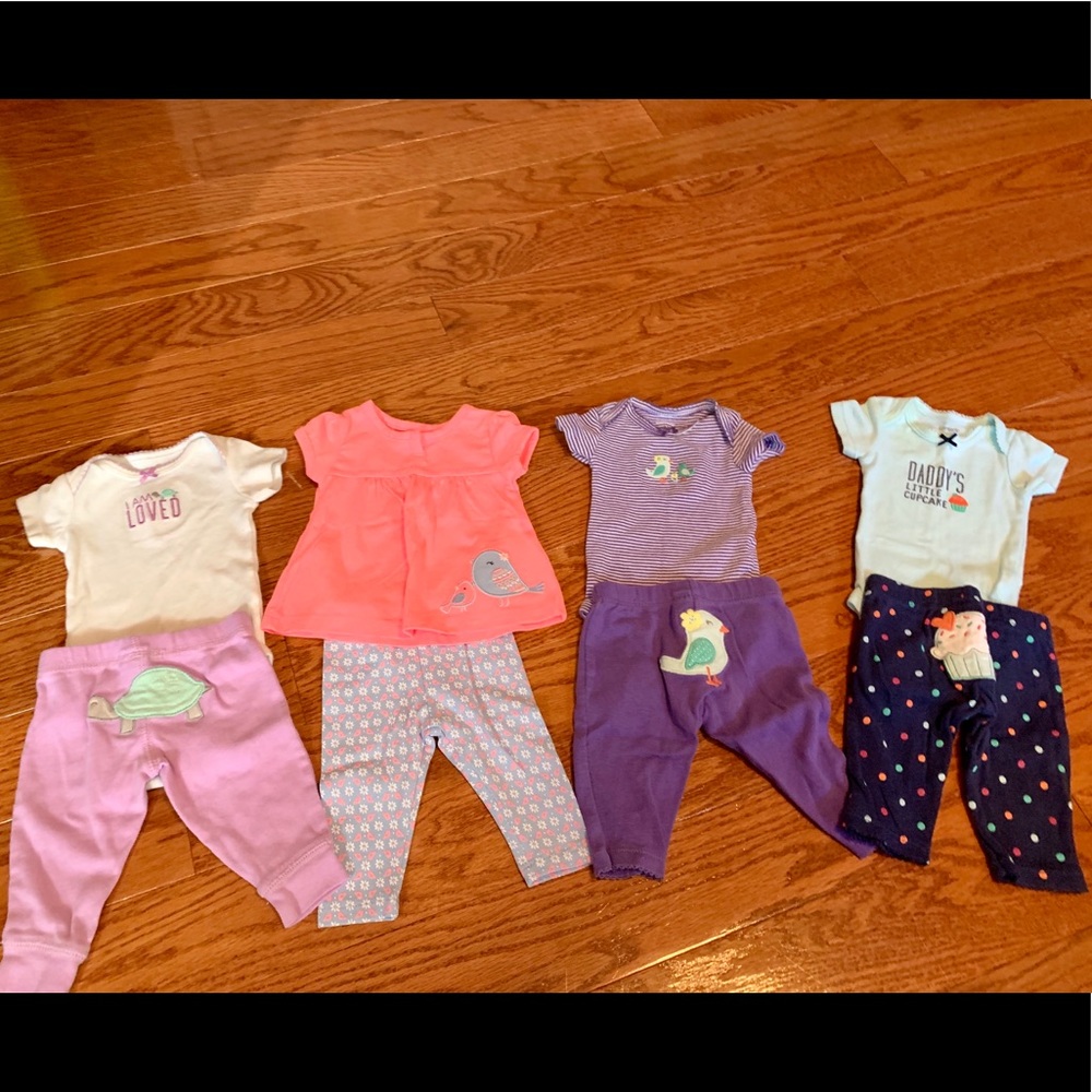 (4) carters newborn outfits 💞